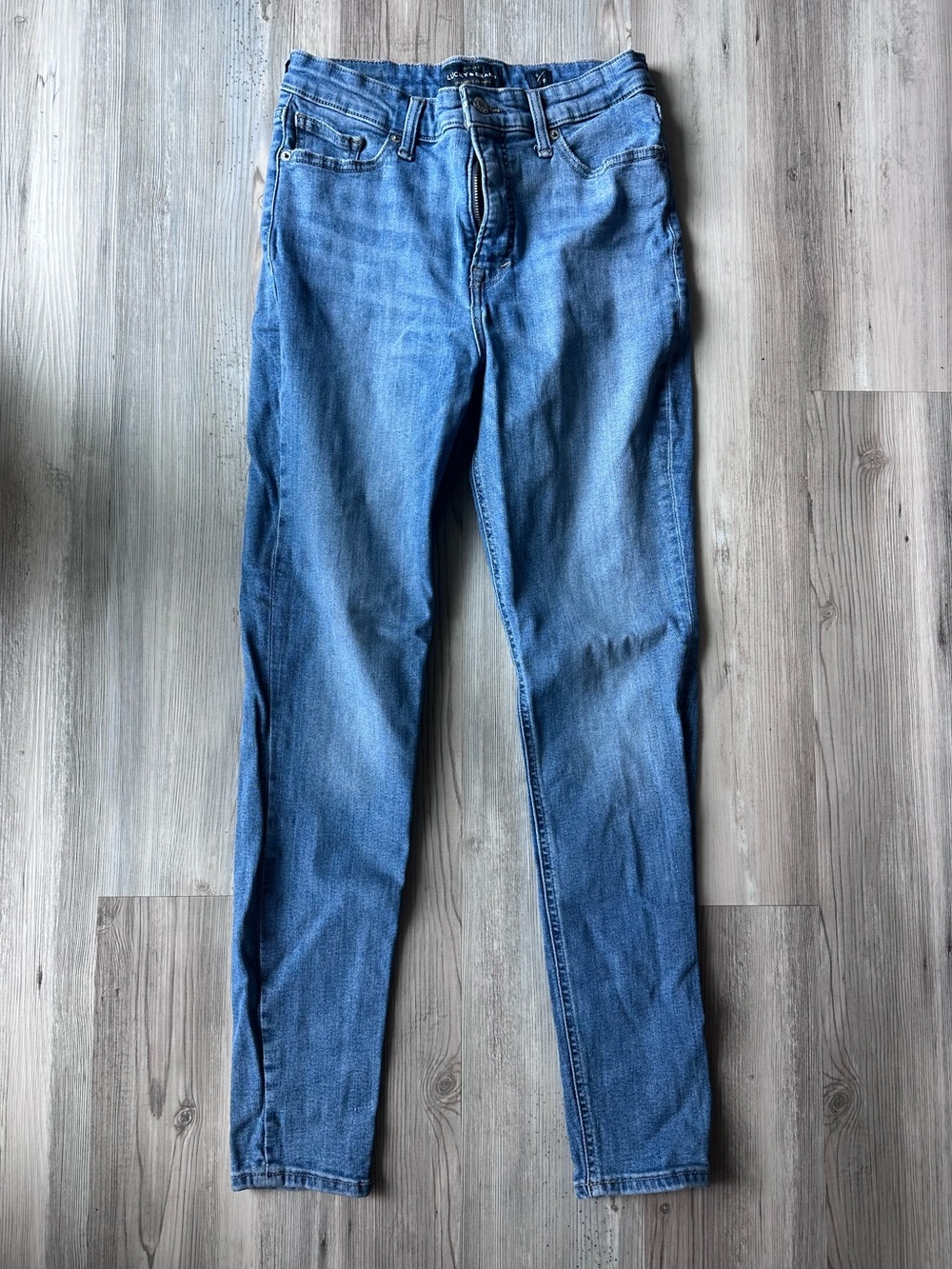 Lucky Brand Bridgette Skinny Jeans Women’s 6/28 Medium Wash Stretch